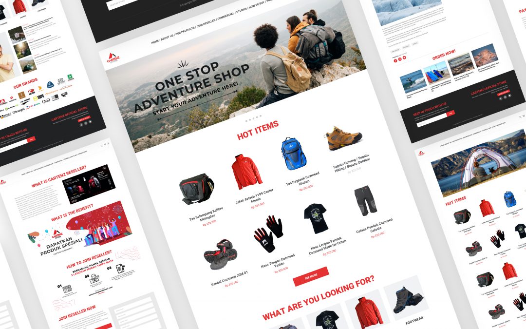 Cartenz Store E-Commerce Website